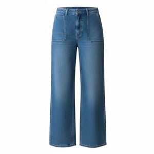 Bella Dahl Wide-Leg Jeans in Medium Blue Wash
